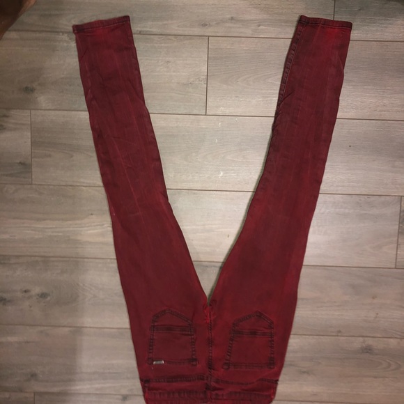 Red men’s jeans - Picture 2 of 2